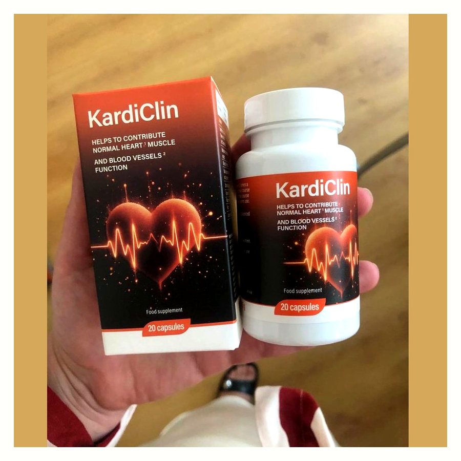 KardiClin – 20 капсули в шише и кутия
