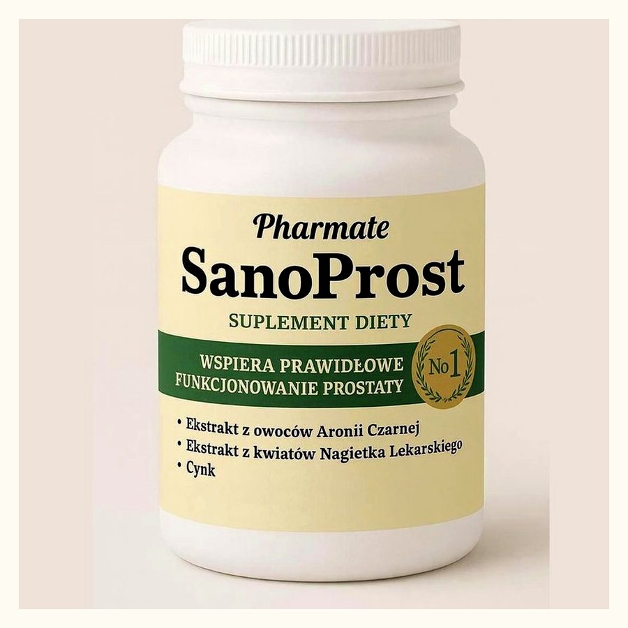 SanoProst – капсули в бяло шише