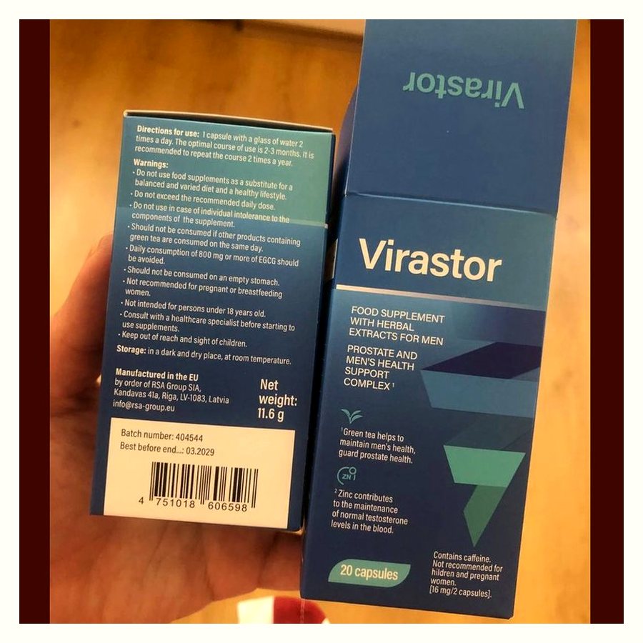 Virastor – капсули в шише с кутия